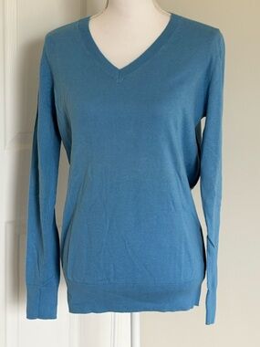LOFT Sky Blue Knit Top